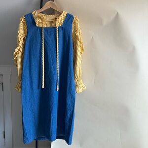 Vintage Denim Dress (Sized M/L)